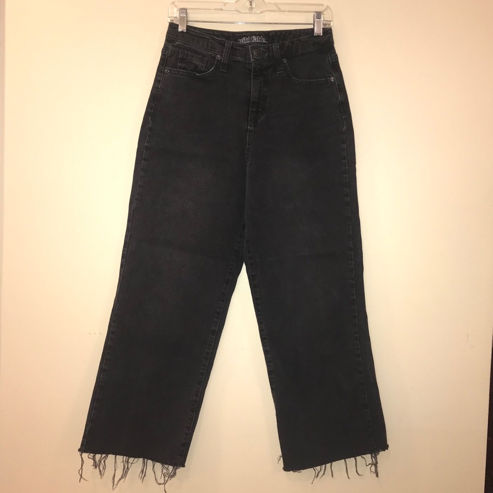 High Rise Black Skater Jeans